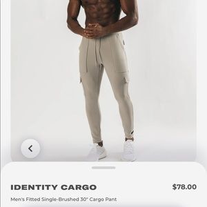 Mens Alphalete Identify Cargo Pants/Joggers